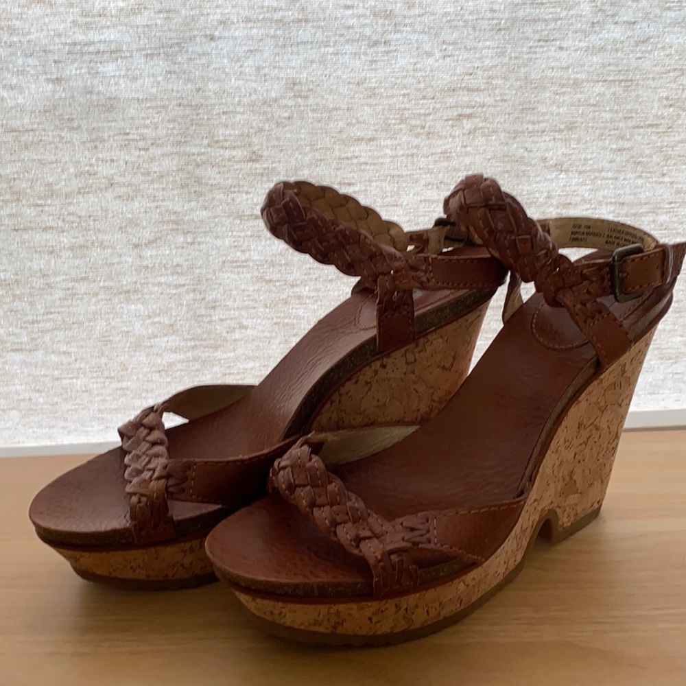 FRYE Women's Braylin Braided Ankle-Strap Sandal